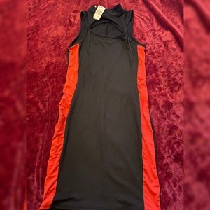 Cut out stretch dress